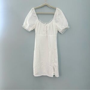 Princess Polly White Dress with Lace Detail